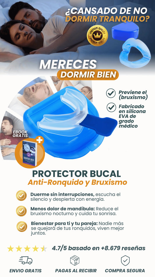 ✅ Protector Bucal Premium Antirronquidos
